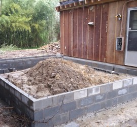 Concrete Block Installed